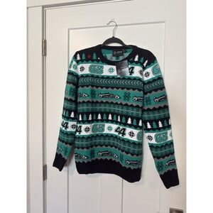 Mercedes AMG Petronas F1 Team Knit Sweater Mens Medium Christmas Jumper Racing